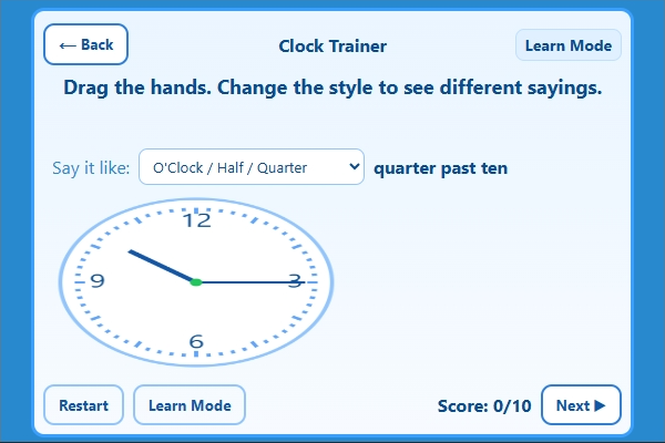 Clock Reader